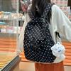 Schoolbag Korean ins style cute polka dot backpack 1011 new small fresh casual backpack student commuter schoolbag