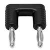 5Pcs J.20004 Banana Dual Plug Spacing 19mm Copper Nickel Plated Dual Tip Banana Plug