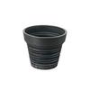 Richell Botany Carve Pot (15 Type, Dark Gray (DG))