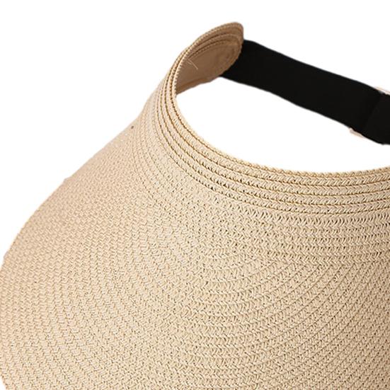 Summer Weave Sun Visor Adjustable Hat Wide Brim UV Protection Breathable