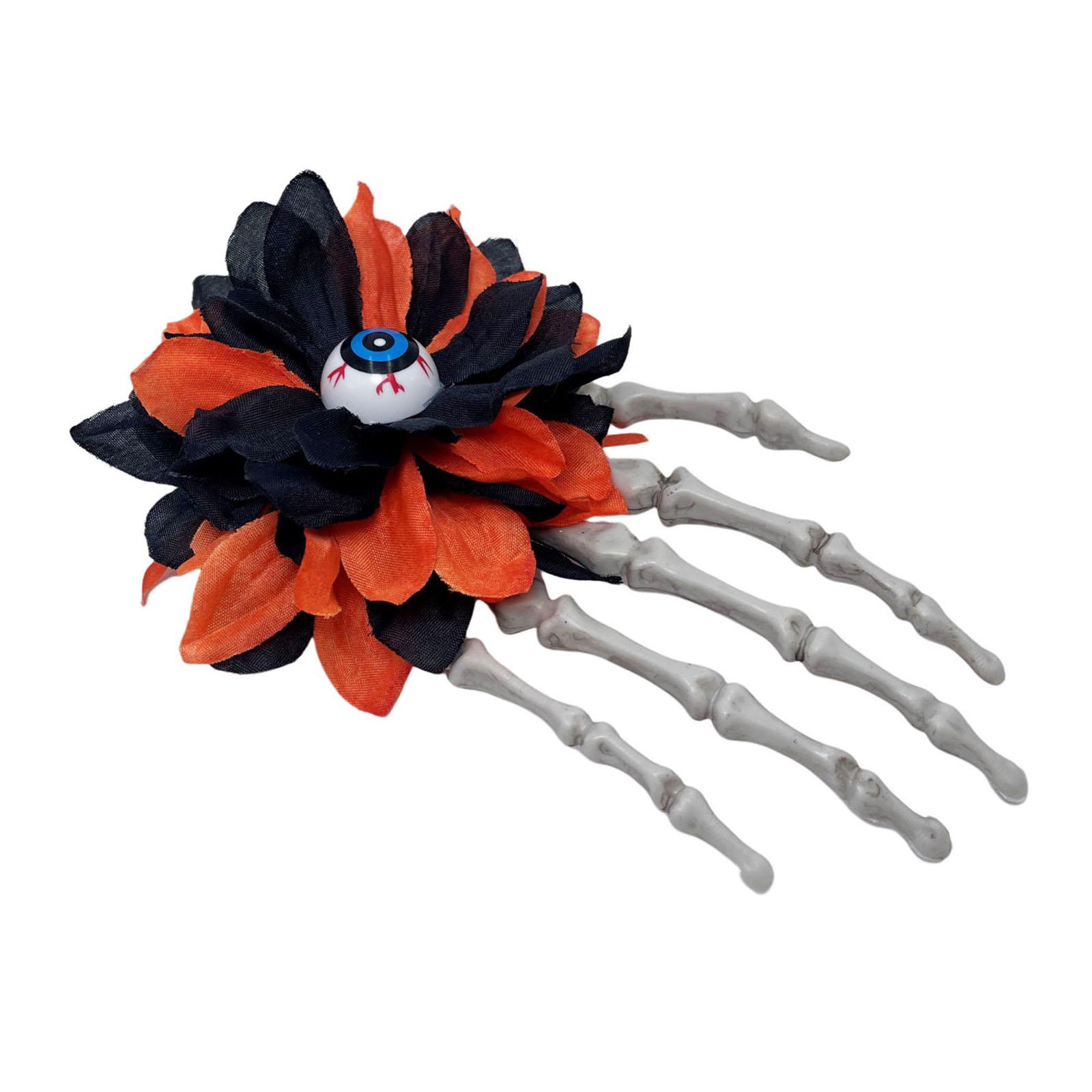 

Хэллоуин Скелет Рука Заколки для волос Заколка Смешные накладные волосы Заколка Жуткий аксессуар для костюмированных вечеринок и мероприятий C