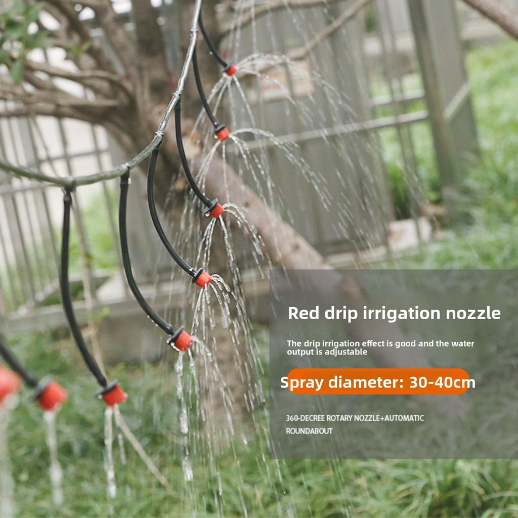 Kit de Irrigação por Gotejamento 50M Sistema de Rega Automática Aspersor para Plantas de Jardim Flores Conjunto de Microirrigação