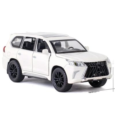 Coche de juguete modelo de aleación coche de repulsión juguete regalo Lexus 132 fundición a presión acústico-óptico (SUV LX570))