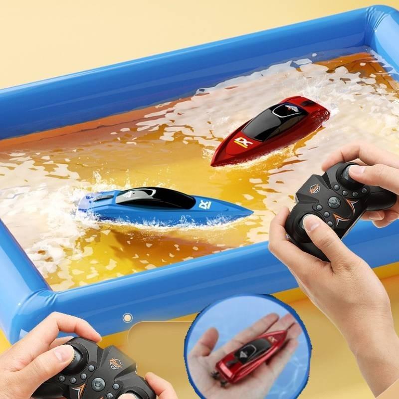 High-speed Mini Wireless Remote Control Boat Durable 2.4g Rechargeable Toy