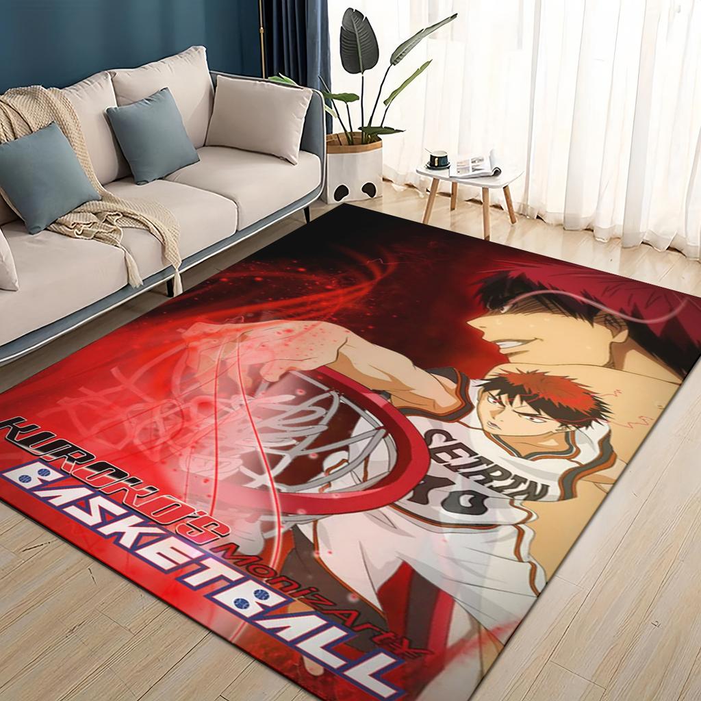 27 Styl Nowy Kreskówkowy Anime Kuroko no Basket Dywanik Dywan do Salonu Sypialni Dekoracja Domowa Sofa, Mata Podłogowa Antypoślizgowa do Zabawy dla Dzieci