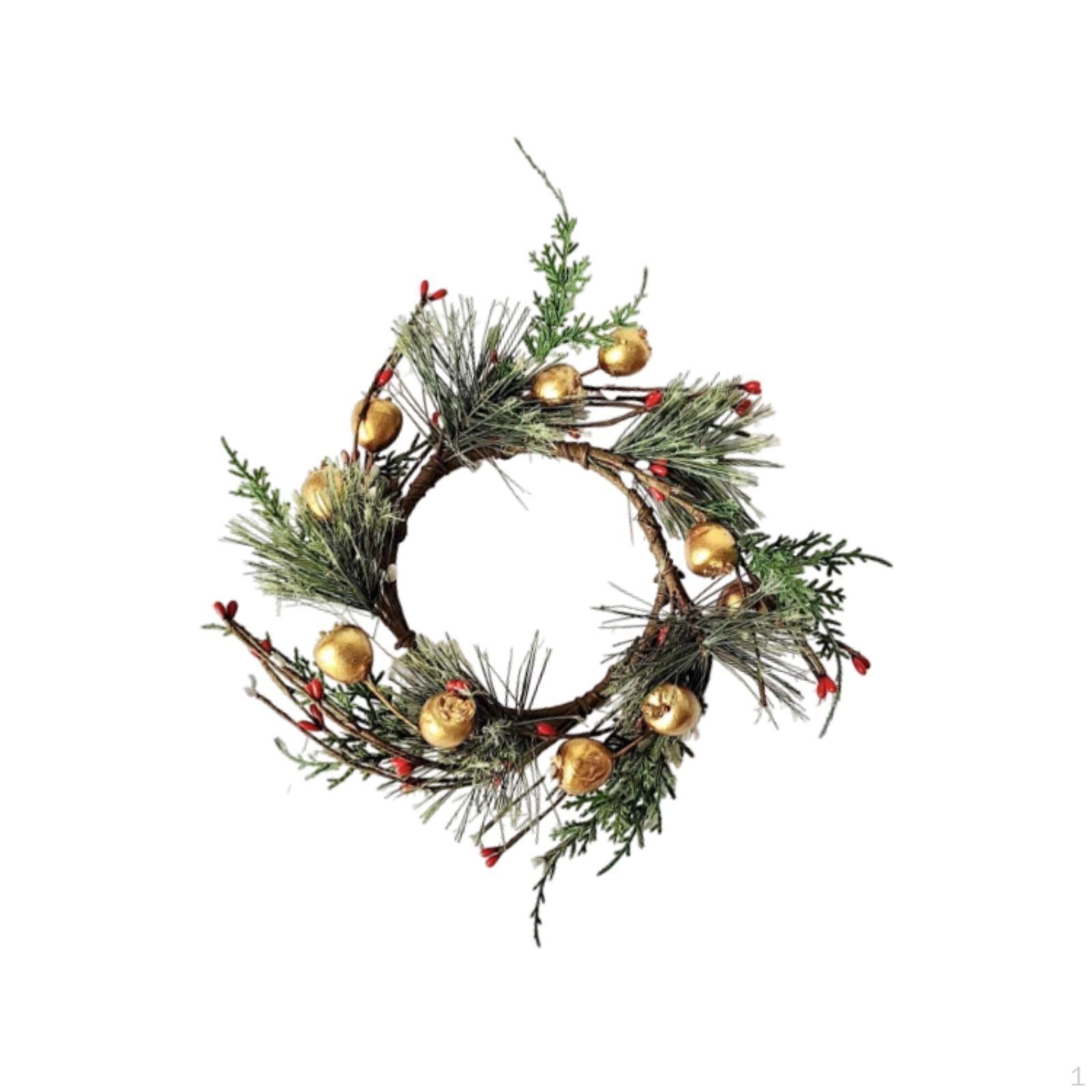 

Рождественский держатель для свечей, колец, венков, шкафов, для столбов, Рождество, мини