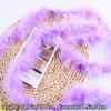 2M DIY Fluffy Feather Ribbon Strap Faux Fur Trimming Clothing Scarf Sew Material