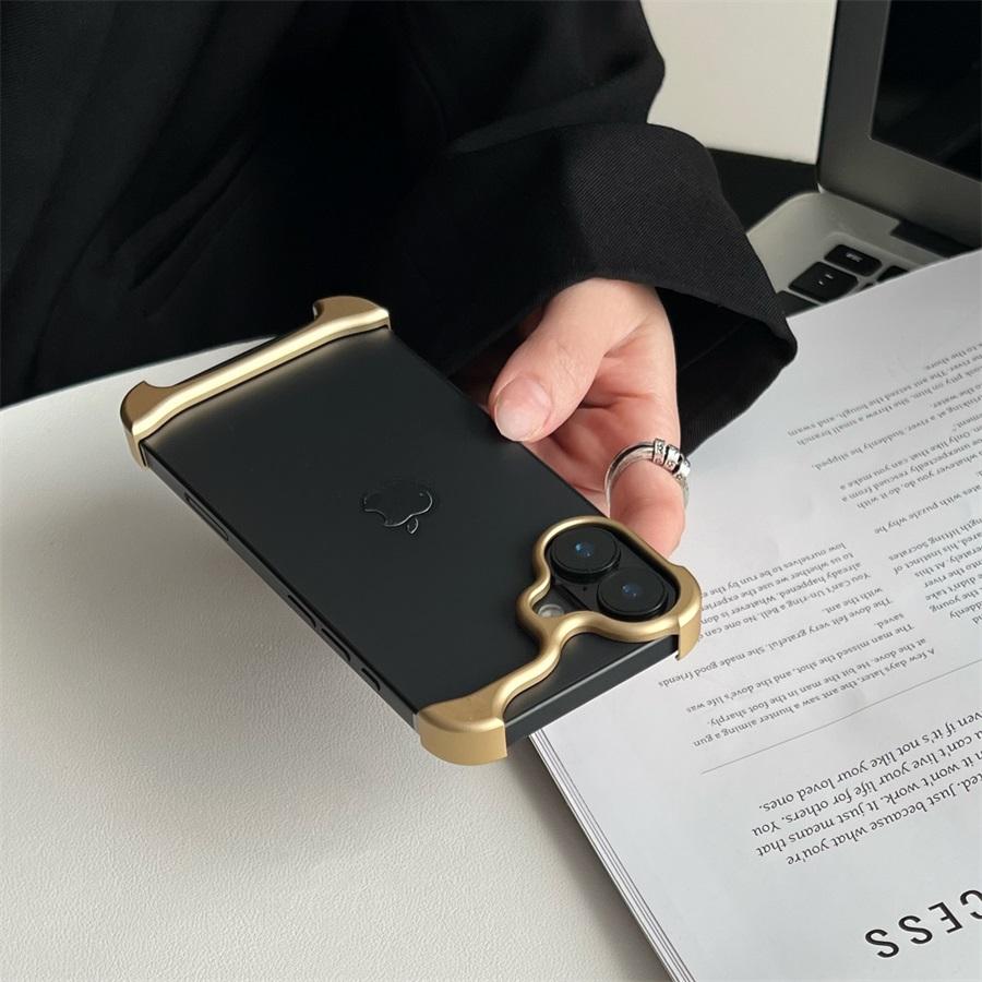 Luxury Aluminum Metal Bumper Phone Pulse Case For IPhone13 14 15 16 Pro Max 16Pro Plus Urban Lightweight Phone Cover