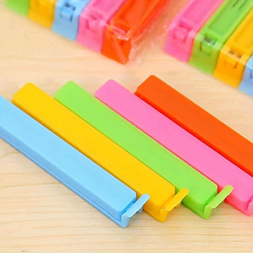 10/20/30pcs Colorful Sealing Clips Kitchen Storage Food Snack Seal Sealing Bag Clips Random Fresh-Keeping Snack Bag Sealer Clamp
