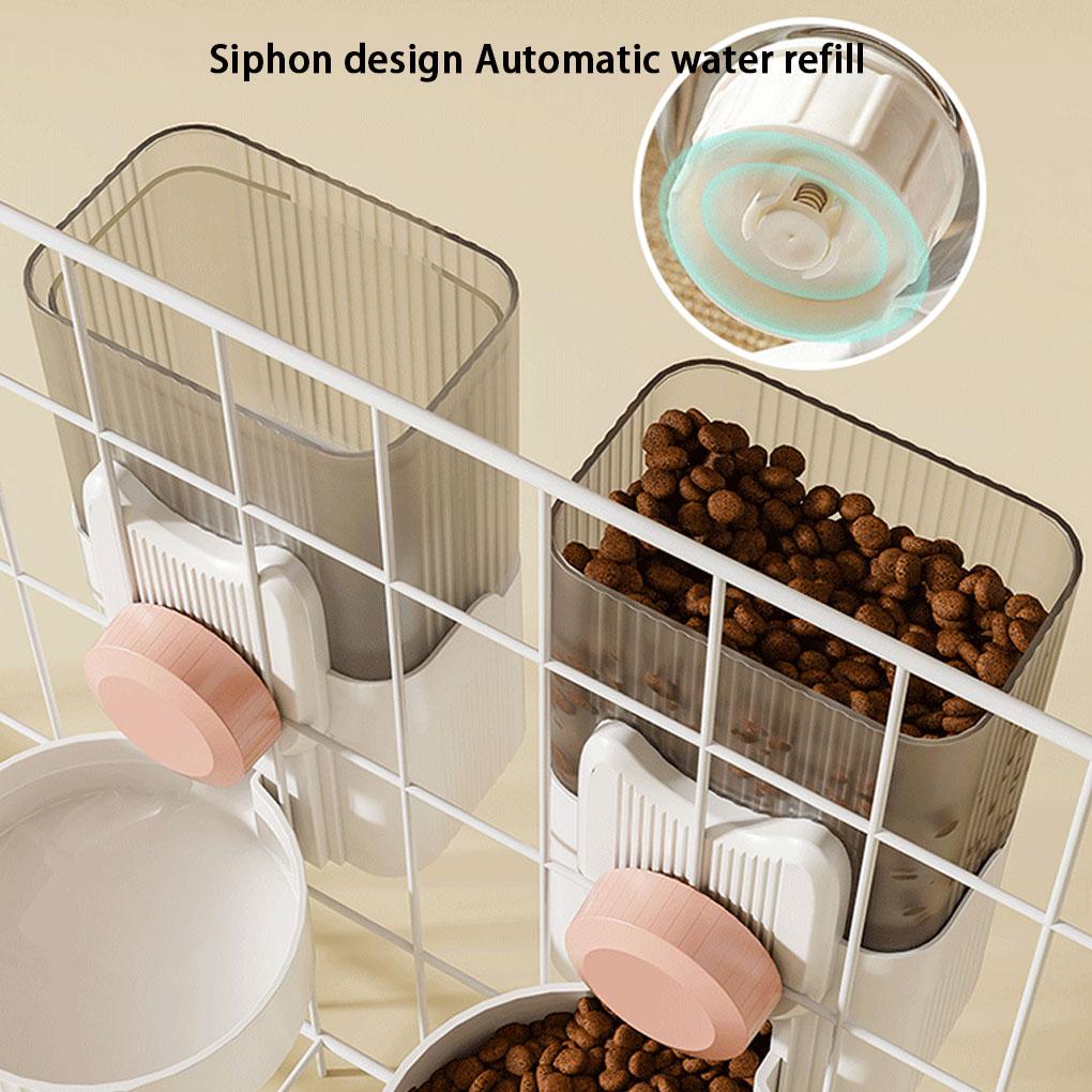 2x Hanging Automatic Cat Feeder And Water Dispenser For Ferrets And Rabbits Rabbit Feeders For Cages