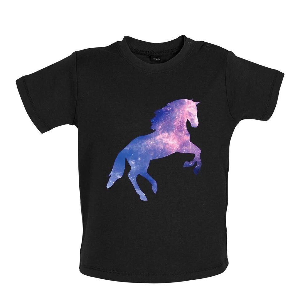 Galaxy Horse - Kids Baby Kids Boys Girls Unisex T-Shirt / Bodysuit - Rider Riding Love Equestrian 100