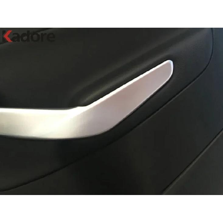 Car Inner Door Armrest Window Lift Switch Button Panel Cover Trim For Ford Kuga Escape 2017 2018  Matte Interior Accessories
