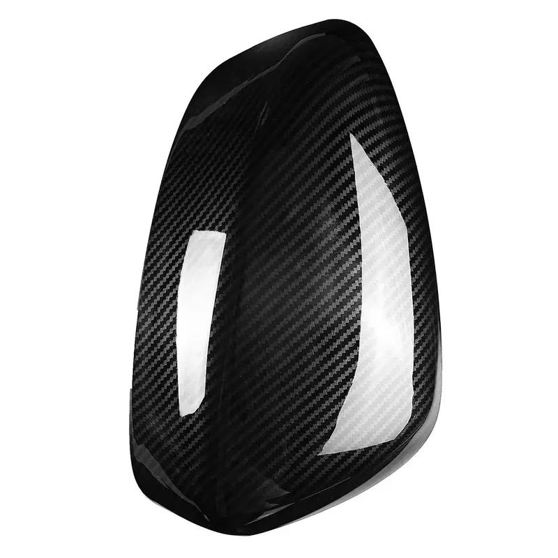 For Mazda CX-5 CX-8 2012-2014 Car Sticker Rearview Side Mirror Cover Wing Cap Exterior Door Rear View Case Trim Carbon Look ABS