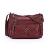 Vintage Women's Shoulder Bag Large Capacity PU Middle-aged Mother Bag