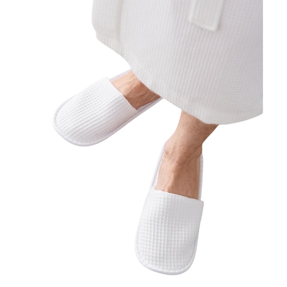 Towel City Unisex Adult Waffle Mule Slippers