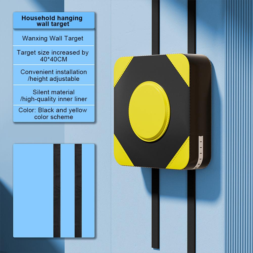 PU Leather Boxing Punching Target Fighter Martial Arts Fitness Boxing Bag Mat Fitness Exercise Wall Punching Pad Wall Focus Pads