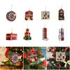 ABS Christmas Tree Hanging Pendant Creative Ornament Photo Prop for Home Office Fireplace Nursery Holiday Decor