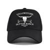 Huangshi Unisex Mesh Baseball Cap - Silk Screen Printed, Washed, Breathable Sun Hat