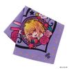 [Oshi no Ko] x Anna Sui Print Handkerchief, Eye x Aqua x Ruby (Purple) [100% Cotton] Approx. 52cm 000755-0002-01