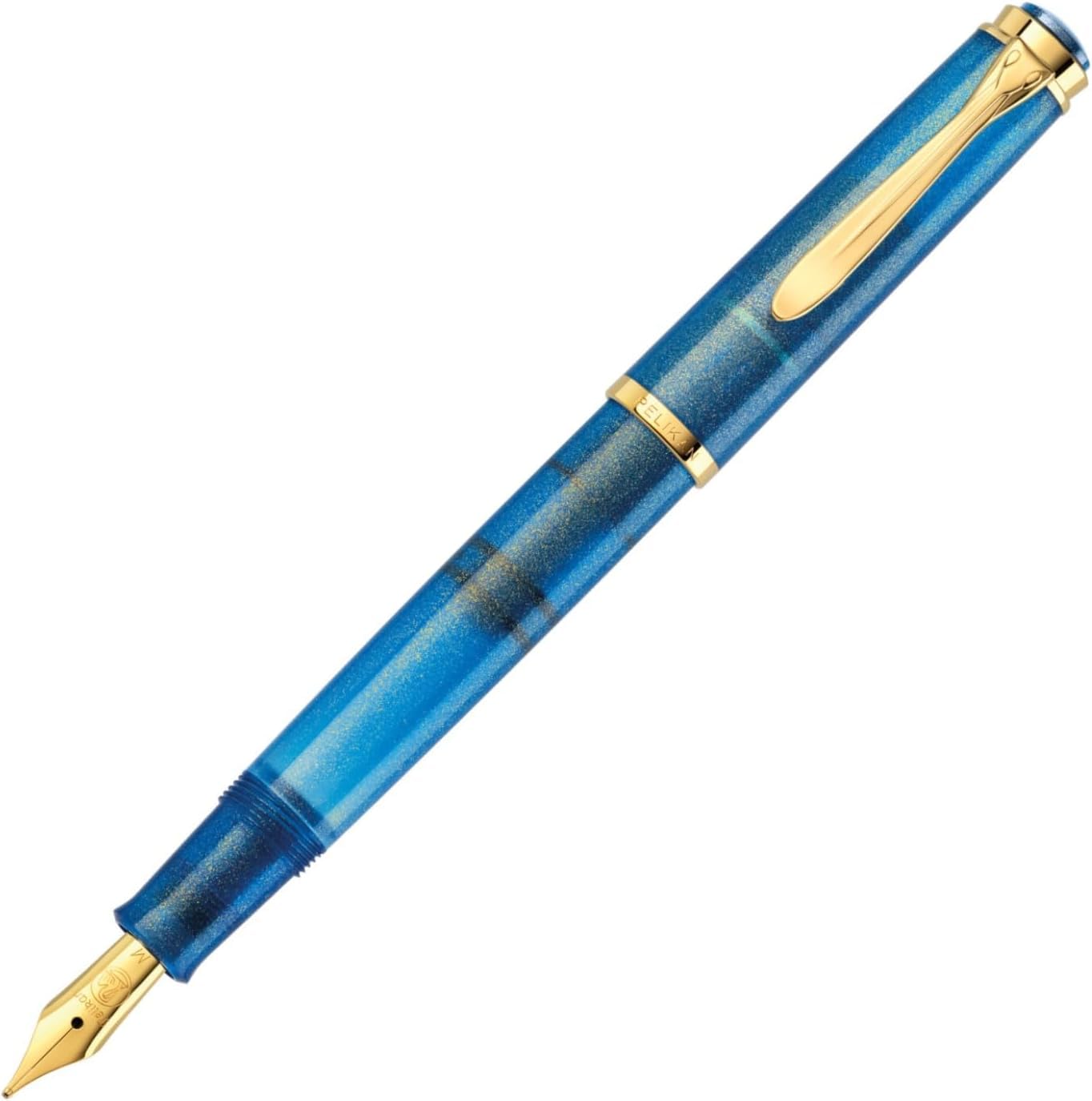 

Перьевая ручка Pelikan Classic Golden Lapis M200 Limited B Bold