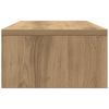 Dual Monitor Stand with Drawers Artisan Oak Finish 50 X 27 X 15 Cm