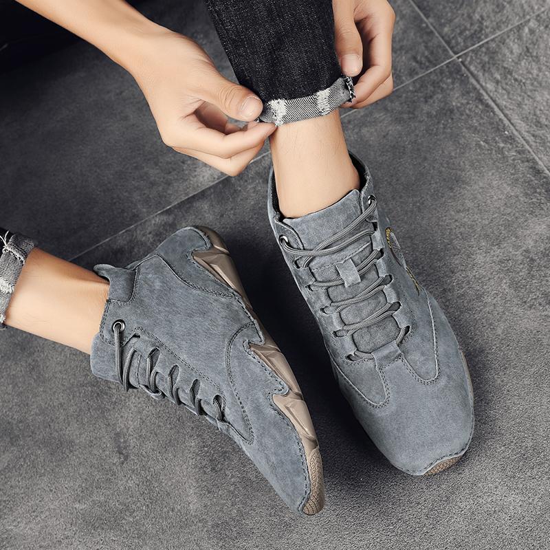 38-46 Высококачественная противоскользящая износостойкая модная повседневная кожаная — фото 22