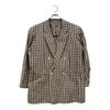 Used Checked Tailored Double Jacket