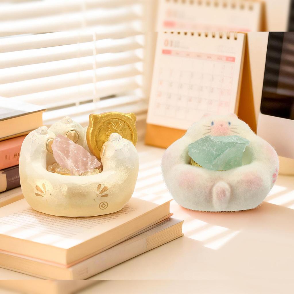 Cat PAI Good Luck Energy Figure - Trendy Home & Desktop Decoration