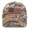 Unisex US Flag Embroidery Baseball Caps Spring Autumn Outdoor Adjustable Casual Hats Dad Hat Sunscreen Hat