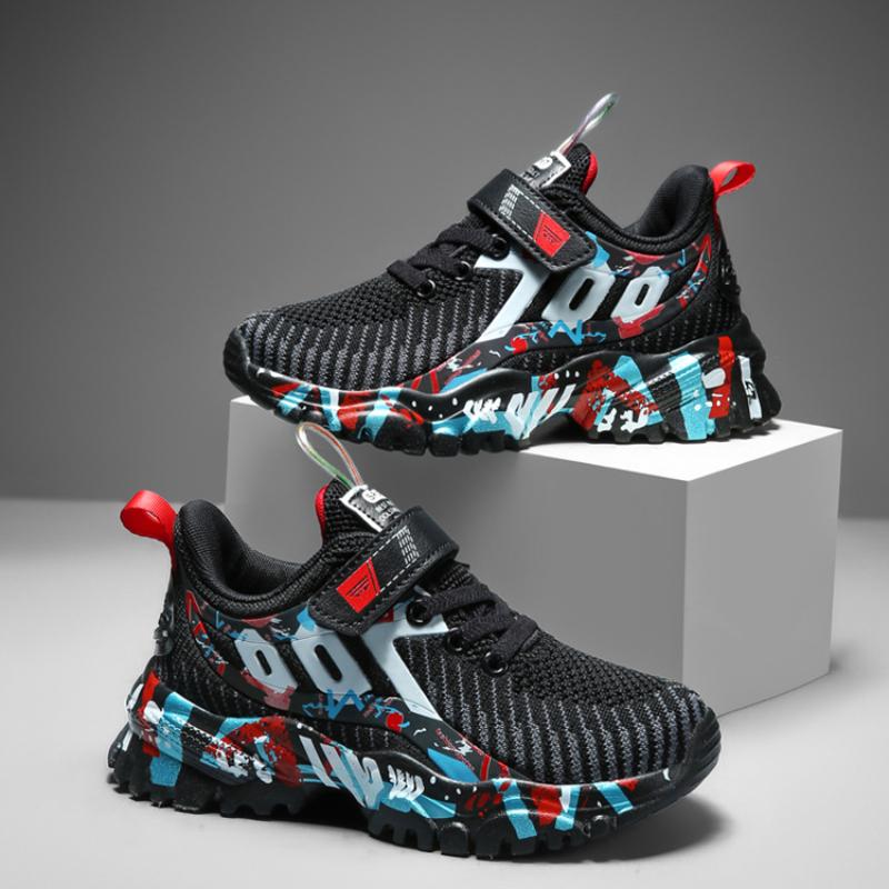 Kinder Sportschuhe für Jungen Laufschuhe Casual Sneaker Atmungsaktive Kindermode Schuhe Leichte Schuhe