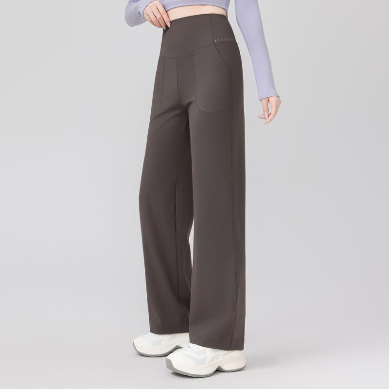 

2025 Women s High-Waisted Wide-Leg Sun-Protection Casual Pants with Breathable Fabric and Elastic Waist Extra Large