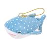 Livheart Premium Sleepy Animals Kamu Whale Shark Eco Bag 8cm 35cm Compact Kamu's Jinbei-san (Mascot Approx. Long, Bag Approx. Long) 78752-62