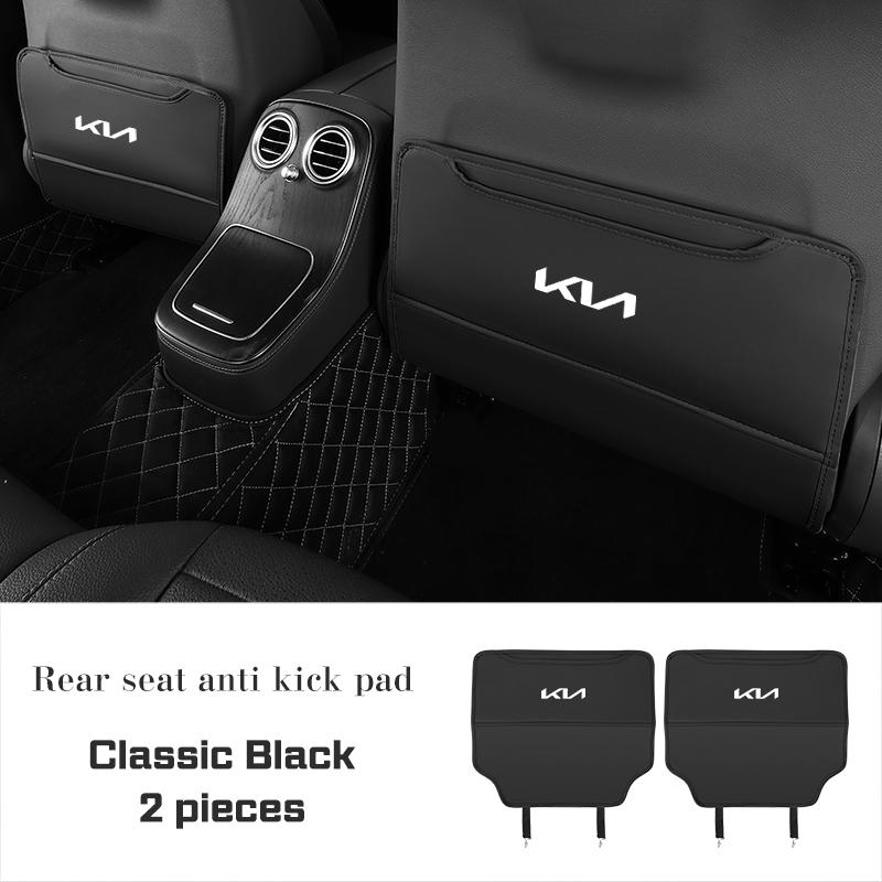 PU-Leder Auto Sitz Anti-Tritt-Matte für KIA Cadenza Sorento K3 K4 K5 K8 K9 Ceed Forte Sportage Seltos Schutzabdeckung Aufbewahrungstasche