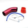 Tubo Universale 3 pollici 76mm per Presa d'Aria Condotti d'Aria Fredda Tubi Kit Sistema di Aspirazione Aria Fredda per Auto in Alluminio Tubo di Induzione Turbo