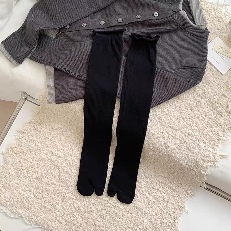 Geteilte Zehen-Socken - Leichte Knöchelsocken für Frühling/Sommer mit atmungsaktivem, gestapeltem Design im Ballett-Stil