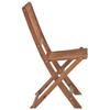 VidaXL Lot de 8 Chaises Pliables d'Extérieur, Sièges de Terrasse, Chaises de Balcon, Meubles de Patio Jardinage, Bois 3074939