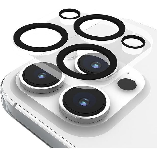 Case-Mate Camera Lens Protector for iPhone 15 Pro Max/iPhone 15 Pro - 9H Tempered Glass w/Durable Anti-Scratch, Anti-Shatter - Ultra HD View w/Night