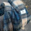 Purple plaid scarf women's year autumn and winter Korean atmosphere thickened warm high-end scarf shawl tide