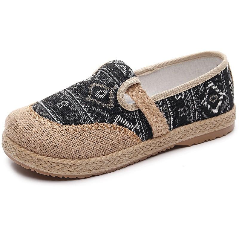 Customized old Beijing cloth shoes summer women's trend comfortable versatile soft sole non-slip mesh one pedal lazy fisherman shoes