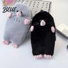 Cute Animal Stationery Pouch Cartoon Mole Pencil Case Plush Large Capacity Pen Pouch