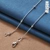 925 Sterling Silver 40-60cm Bead Necklace Fashionable Wedding Jewelry