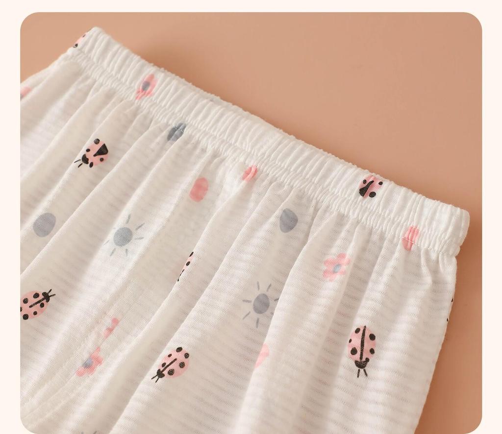 Girls' Cotton Summer Bloomers - Safety Underwear Thin Pants for Babies & Kids