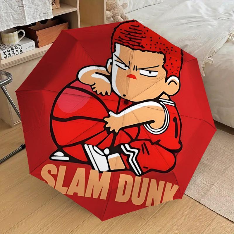 1pc Basketball, Slam Dunk Automatic Open/Close Umbrella, Lightweight Design for Everyone,Durable Canopy yy251014012