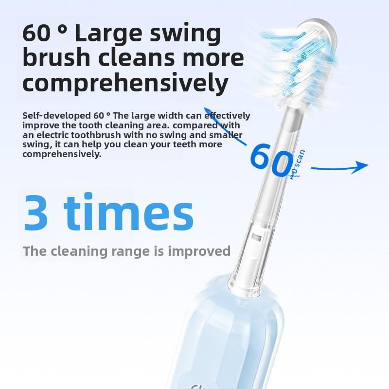 Electric Toothbrush Sweeping and Vibrating Integrated Charging Adult Couple Gift Box Soft Hair Spot Wholesale Electric Toothbrush