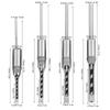 4pcs 6.4/8/9.5/12.7mm Square Hole Drill Bits Square Hole Mortising Chisel  Woodworking