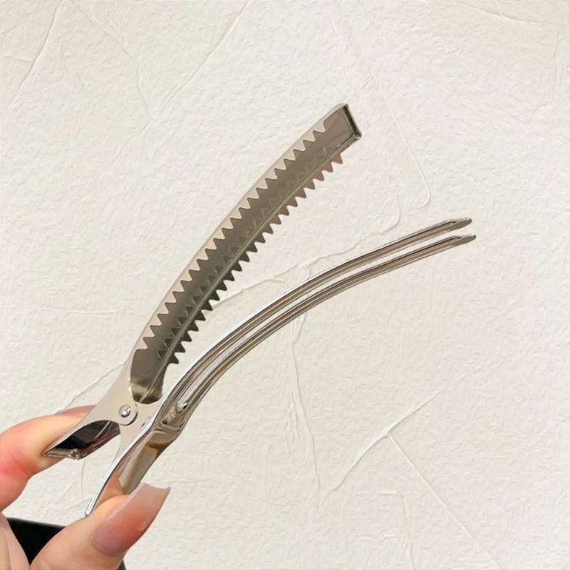 Cool Clip per Capelli Lunghi Grandi in Metallo per Donne, Pinze a Coccodrillo a Becco d'Anatra Divertenti per Frange, Fermagli per Acconciature Accessori per Capelli