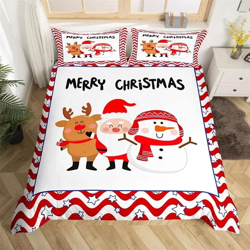 Comforter Lovely Cat Comforter Merry Christmas Bedding Set Cute Animal Themed King Microfiber Cartoon Kitten Pet Bed Set