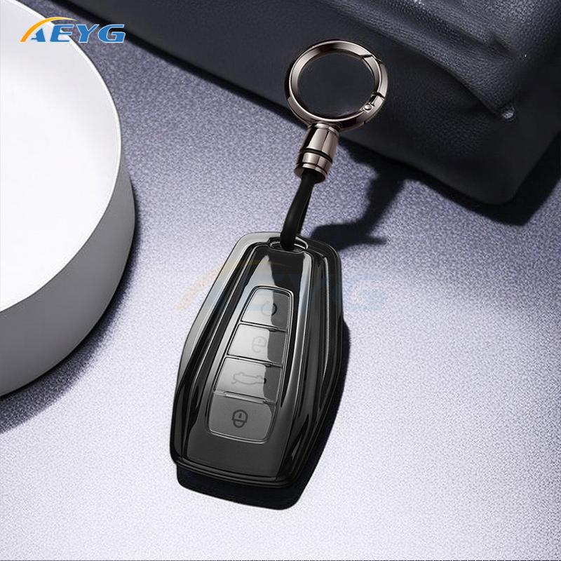 Tpu Car Key Case Shell For Geely Emgrand Global Kulrey Hawk Gx7 Okavango Nl3 Suv Gt Gc9 Coolray X6 X7 Ex7 Geometry C Keychain