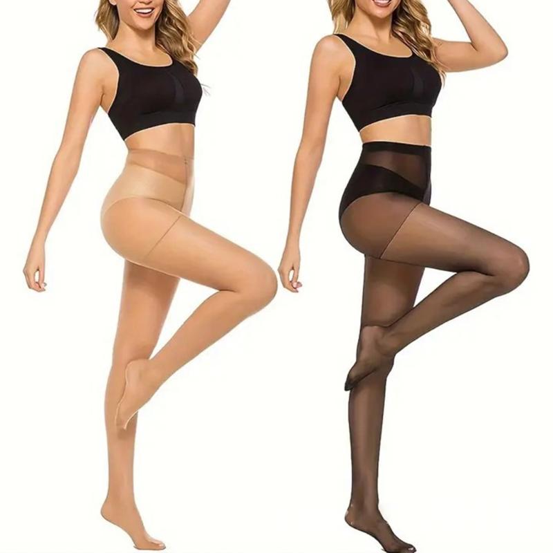 3 Piece Ultra Thin Anti Run Nylon Stockings Breathable Pantyhose Comfortable Seamlessly Leggings For Daily Wear
