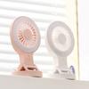 Portable USB Charging Desk Fan With Phone Holder And Three Speed Setting Suitable For Camping Photography Mobile Devices